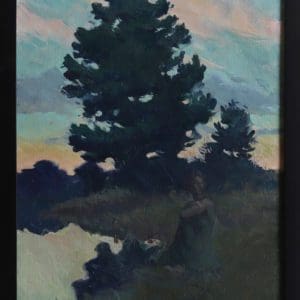 "Early Sunset: Late November" Daniel Faiella | oil on linen | 12x16 inches | 2020 | $525